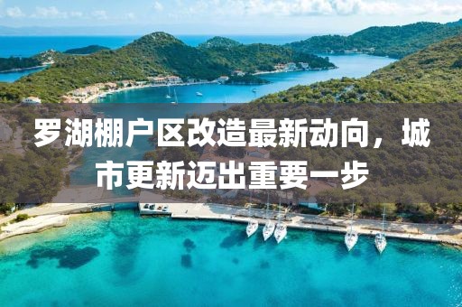 羅湖棚戶區(qū)改造最新動向，城市更新邁出重要一步