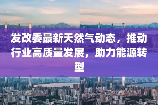 發(fā)改委最新天然氣動(dòng)態(tài)，推動(dòng)行業(yè)高質(zhì)量發(fā)展，助力能源轉(zhuǎn)型