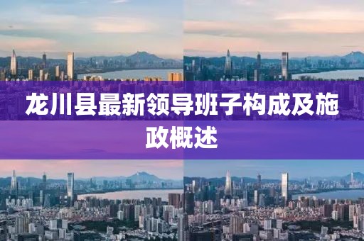 龍川縣最新領(lǐng)導(dǎo)班子構(gòu)成及施政概述