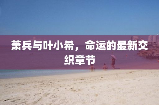 蕭兵與葉小希，命運(yùn)的最新交織章節(jié)