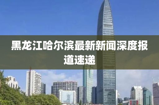 黑龍江哈爾濱最新新聞深度報道速遞