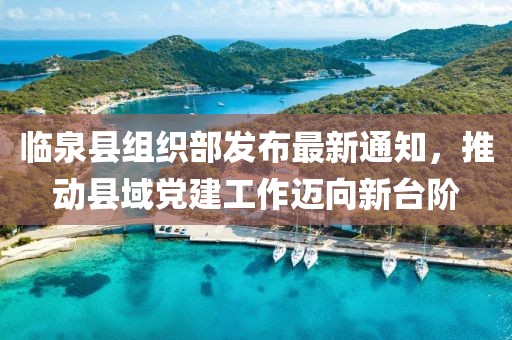 臨泉縣組織部發(fā)布最新通知，推動(dòng)縣域黨建工作邁向新臺(tái)階