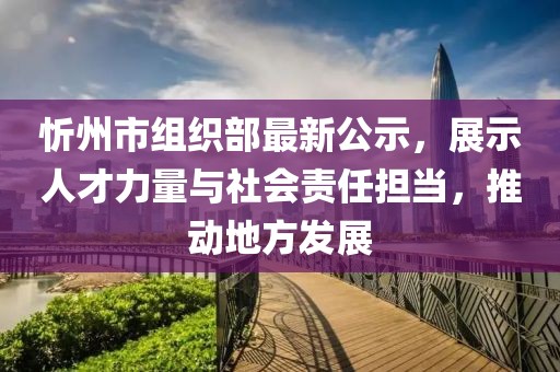 忻州市組織部最新公示，展示人才力量與社會責任擔當，推動地方發(fā)展