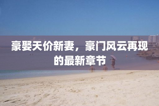 豪娶天價新妻，豪門風云再現(xiàn)的最新章節(jié)