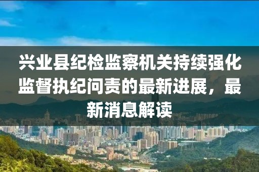 興業(yè)縣紀檢監(jiān)察機關(guān)持續(xù)強化監(jiān)督執(zhí)紀問責的最新進展，最新消息解讀