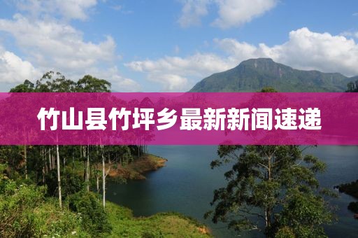 竹山縣竹坪鄉(xiāng)最新新聞速遞