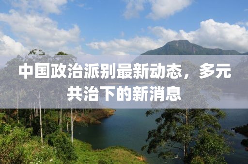 中國政治派別最新動態(tài)，多元共治下的新消息