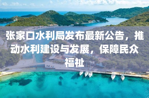 張家口水利局發(fā)布最新公告，推動水利建設(shè)與發(fā)展，保障民眾福祉