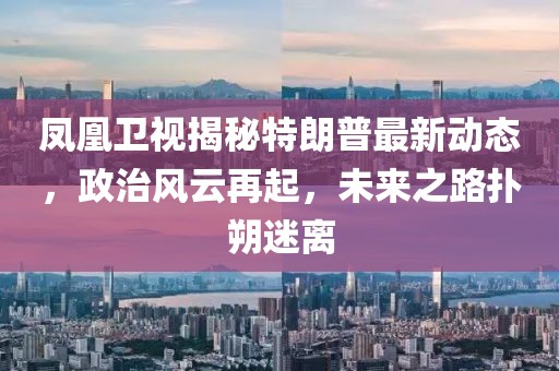 鳳凰衛(wèi)視揭秘特朗普最新動(dòng)態(tài)，政治風(fēng)云再起，未來(lái)之路撲朔迷離