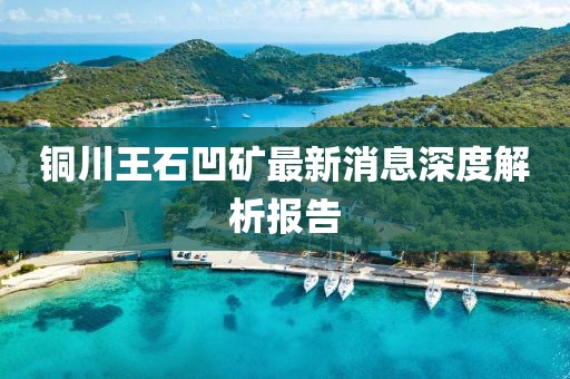 銅川王石凹礦最新消息深度解析報(bào)告