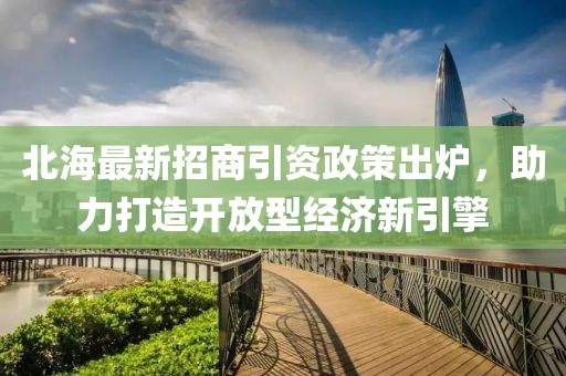 北海最新招商引資政策出爐，助力打造開放型經(jīng)濟(jì)新引擎