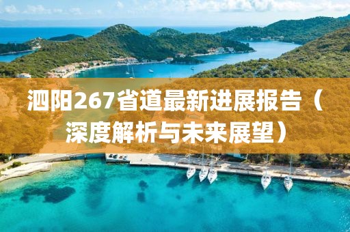 泗陽267省道最新進(jìn)展報(bào)告（深度解析與未來展望）