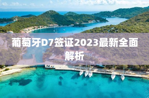 葡萄牙D7簽證2023最新全面解析