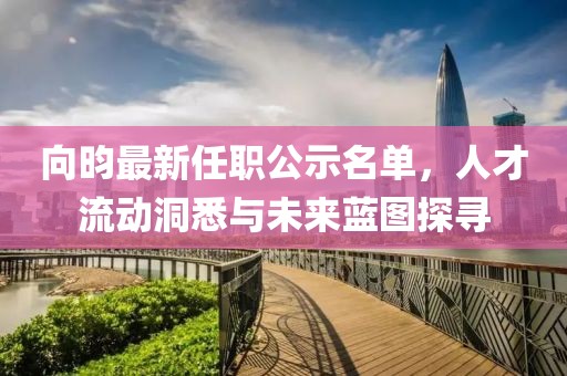 向昀最新任職公示名單，人才流動(dòng)洞悉與未來(lái)藍(lán)圖探尋