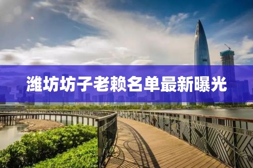 濰坊坊子老賴名單最新曝光