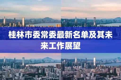 桂林市委常委最新名單及其未來工作展望