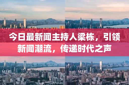 今日最新聞主持人梁棟，引領(lǐng)新聞潮流，傳遞時代之聲