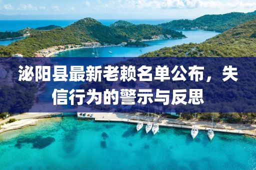 泌陽縣最新老賴名單公布，失信行為的警示與反思
